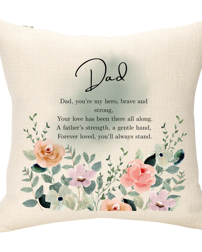 Dad Poem Personalised Cushion - Demo Design Gifts