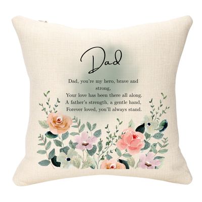 Dad Poem Personalised Cushion