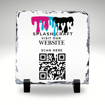 Business Branded Slates with QR Codes