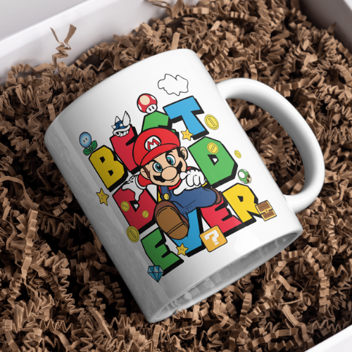 Best Dad Ever Mario Mug