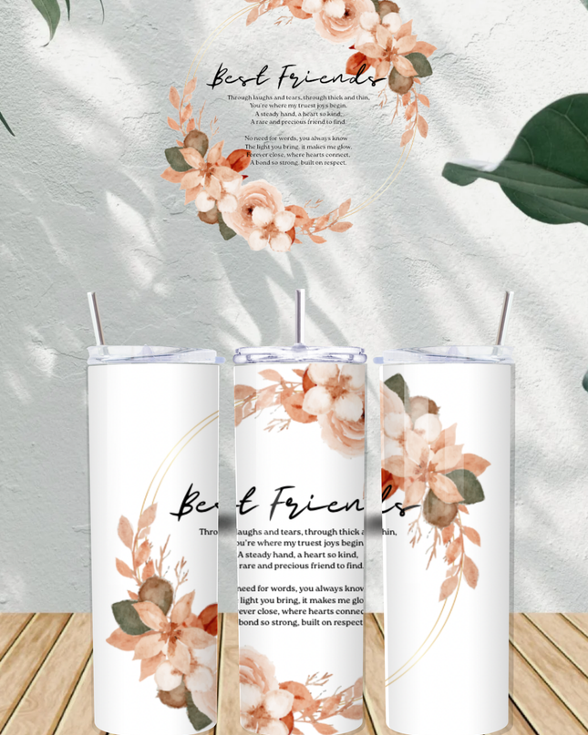 Personalised Best Friends 20oz Tumbler - Demo Design Gifts