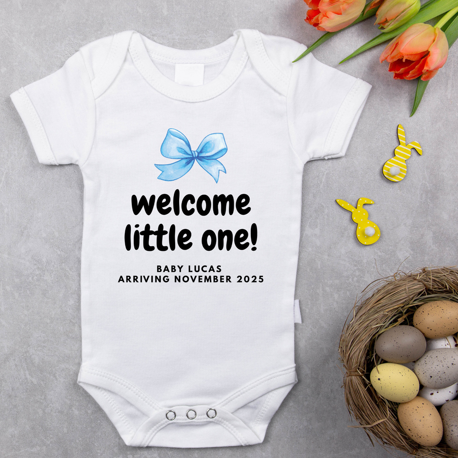 Welcome little one! Baby Grow Personalised