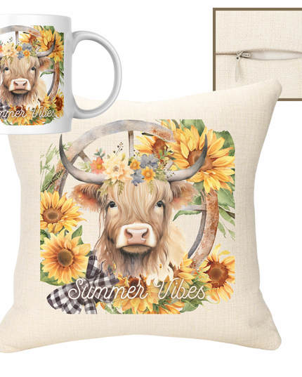 Highland Cow Summer Vibes Gift Set - Demo Design Gifts