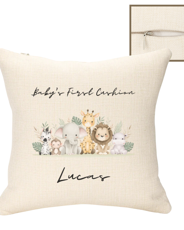 Baby First Cushion 40x40cm Cushion - Demo Design Gifts