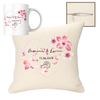 Wedding & Date 40x40cm Cushion & 11oz Mug