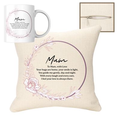 Mum 40x40cm Cushion & 11oz Ceramic Mug
