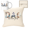 Dad Letters 40x40cm Cushion & 11oz Ceramic Mug