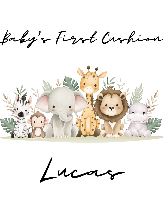Baby First Cushion 40x40cm Cushion - Demo Design Gifts