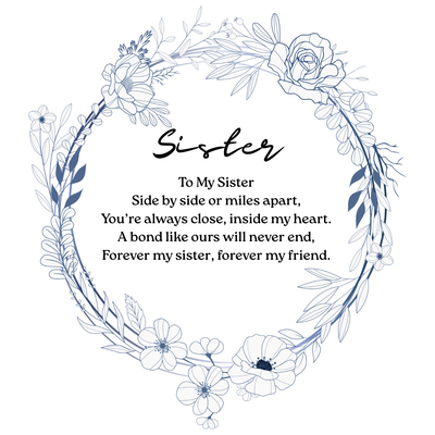 Sister 40x40cm Cushion & 11oz Ceramic Mug