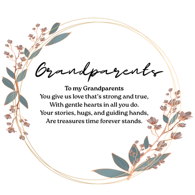 Grandparents 40x40cm Cushion & 11oz Ceramic Mug