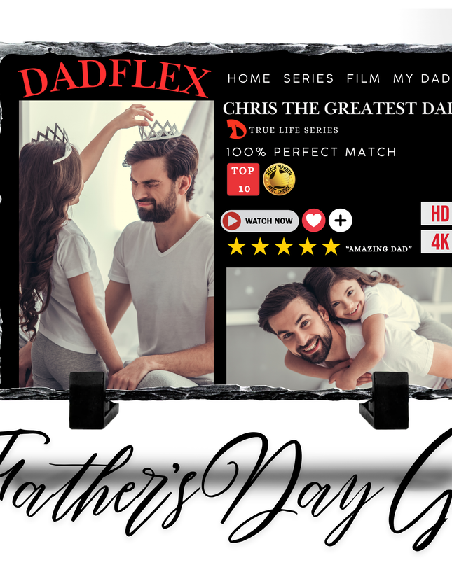 Dadflex Fathers Day Photo Slate 19x29cm - Demo Design Gifts