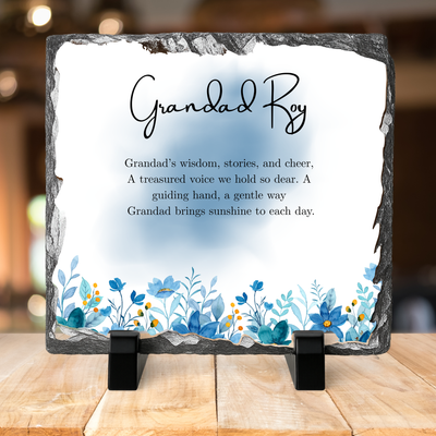 Family Poem Photo Slate with Photo’s 20x20cm