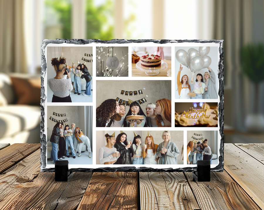 8 Image Photo Slate Glossy Finish (Photo Only) 19x29cm