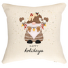 Gnome Happy Holidays Christmas Cushion