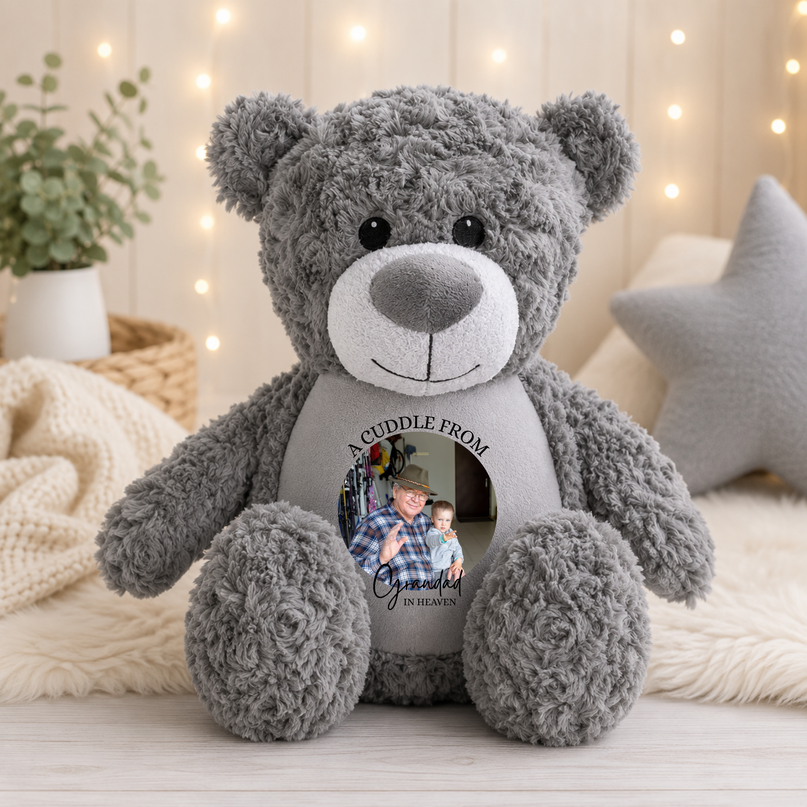 A Cuddle from Grandad in Heaven Teddy