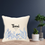 Wedding Role and Name Blue Version Personalised Cushion