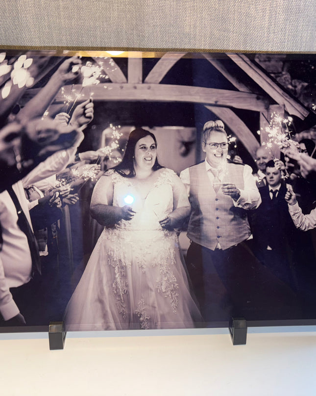 Photo Glass Wall Panel 40x25cm - Demo Design Gifts