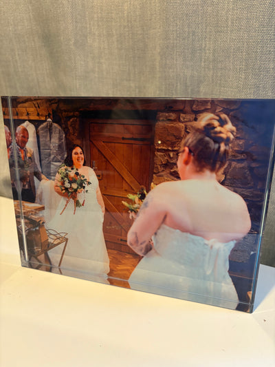 Glass Photo Block