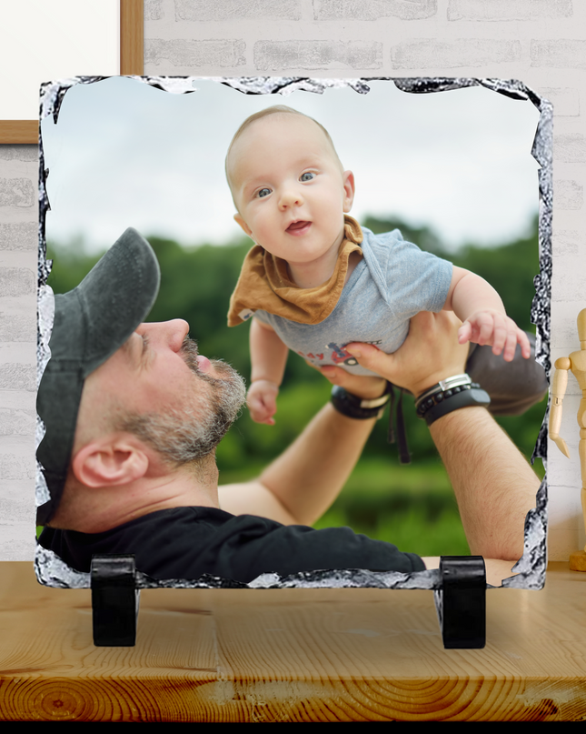 Dad Slate Design Glossy Finish (Photo Only) - Demo Design Gifts