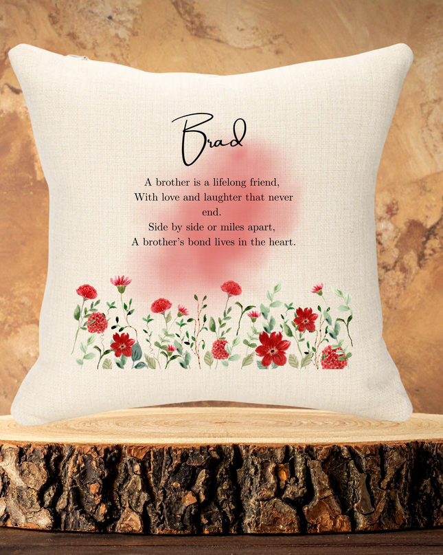 Brother Personalised Cushion