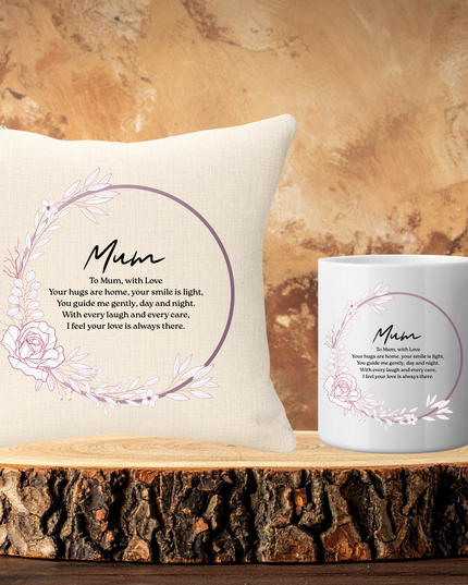 Mum 40x40cm Cushion & 11oz Ceramic Mug