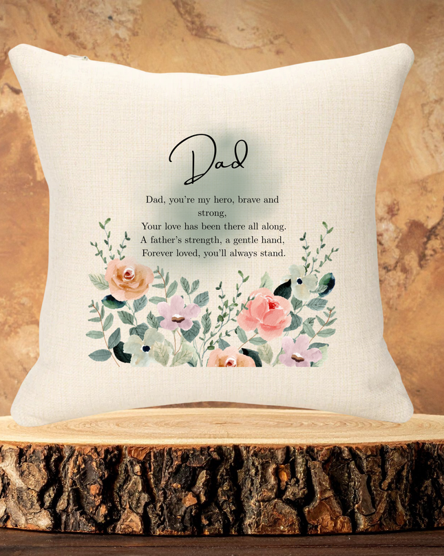 Dad Poem Personalised Cushion