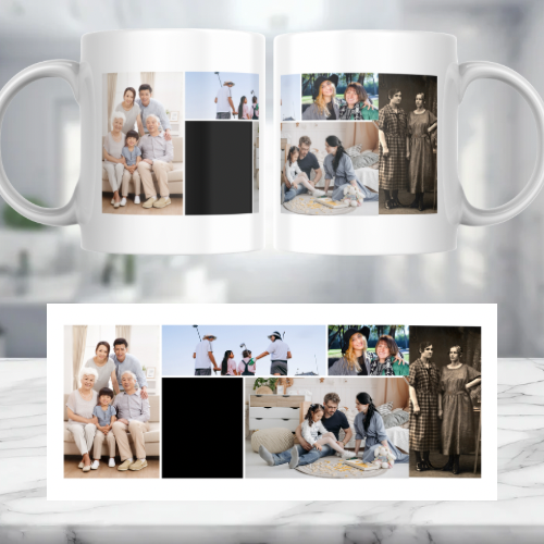 5 Image Personalised Mug