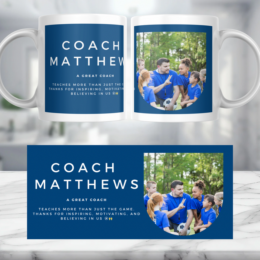 Football Coach Personalised Mug
