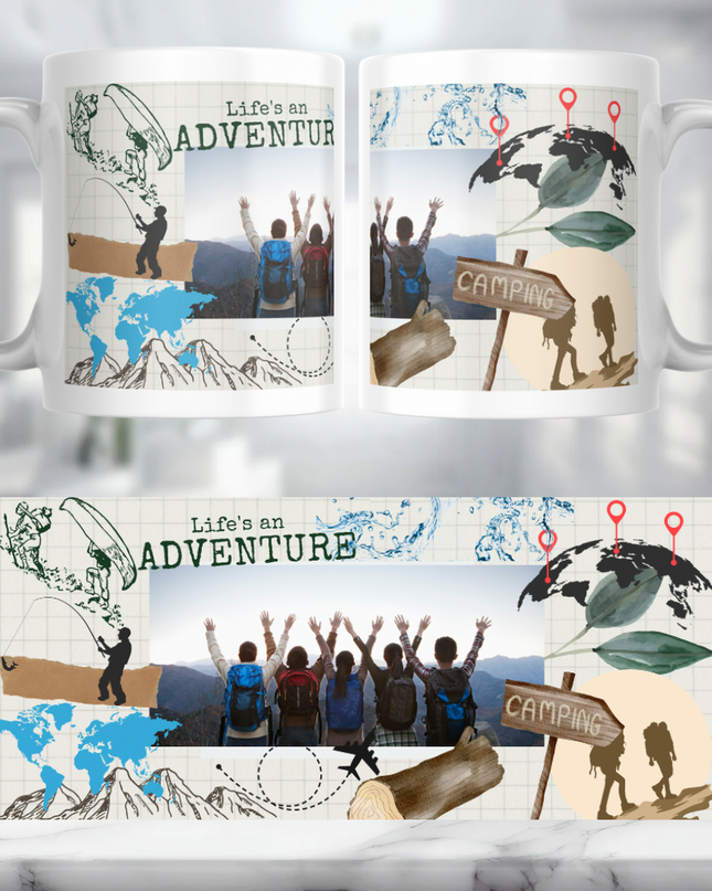 Adventures Personalised Mug - Demo Design Gifts