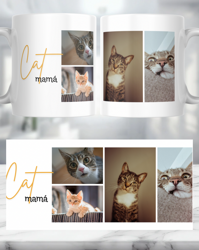 Cat Mama Personalised Mug - Demo Design Gifts