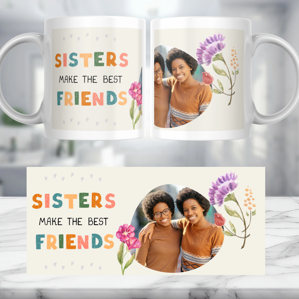Sisters Personalised Mug