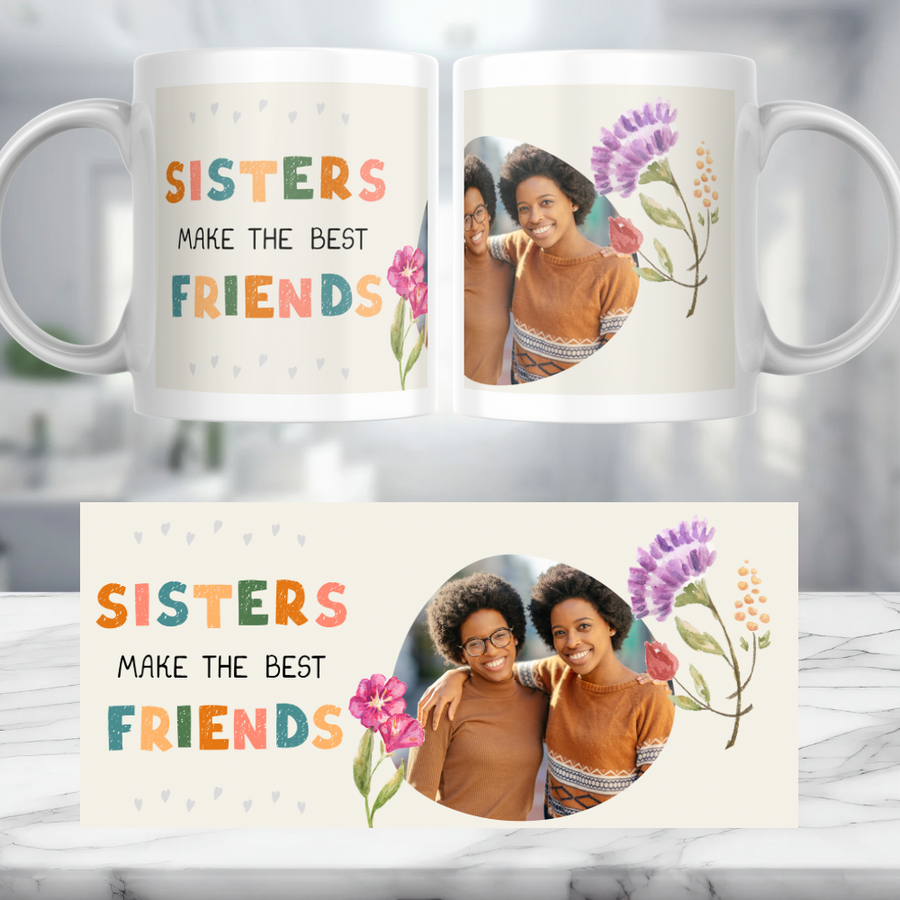 Sisters Personalised Mug