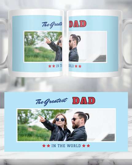 Dad Personalised Mug - Demo Design Gifts