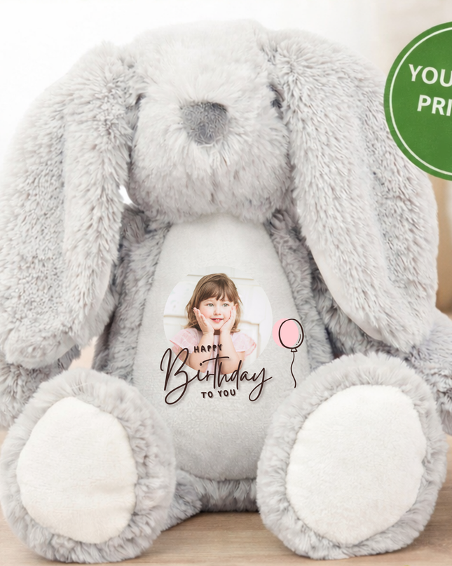 Happy Birthday Photo Teddy Bear