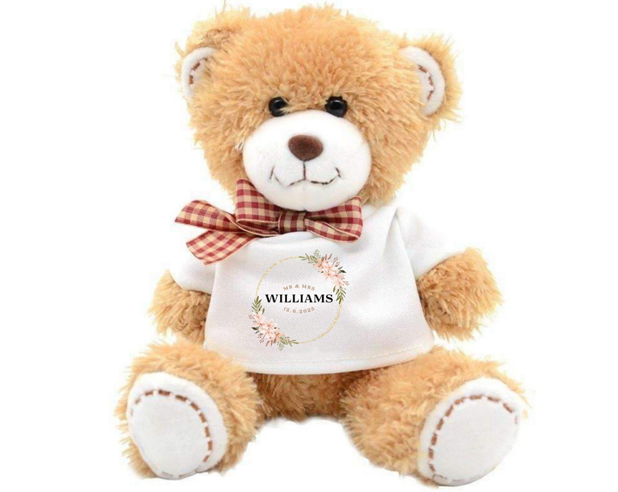 Wedding Name Teddy Bear