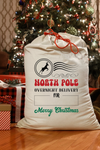 Christmas Sack With Name North Pole