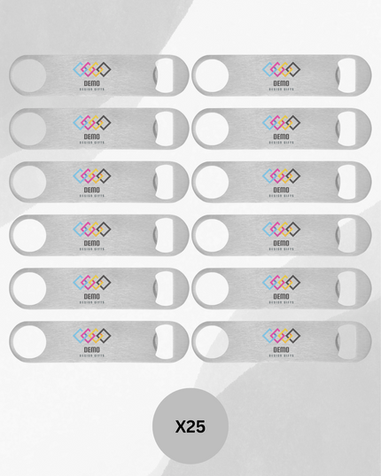 Branded Bottle Opener X25 Bundle - Demo Design Gifts