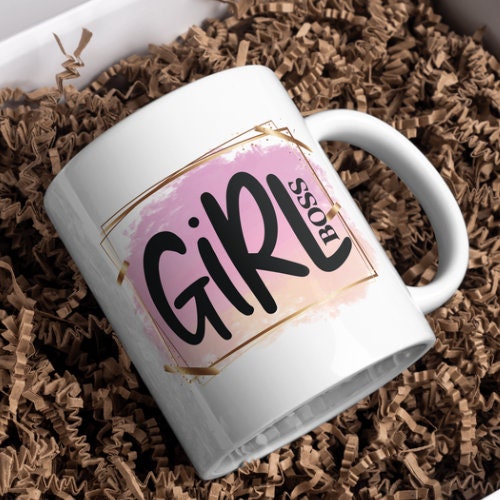 Pink Motivation Mugs - Demo Design Gifts