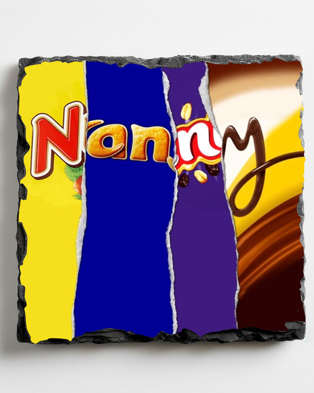 Slate Coaster Chocolate Themed - Demo Design Gifts