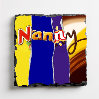 Slate Coaster Chocolate Themed
