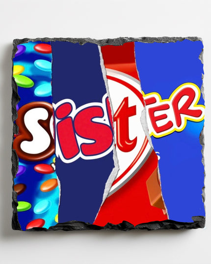 Slate Coaster Chocolate Themed - Demo Design Gifts