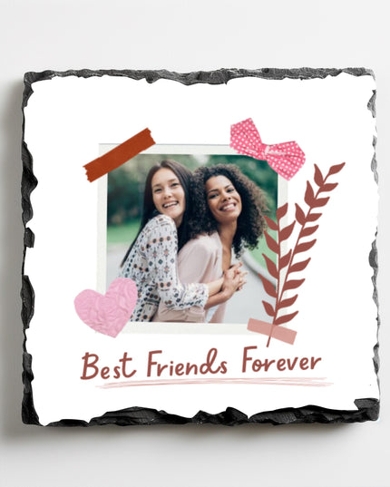 Photo Slate Coaster Square 9cm - Demo Design Gifts