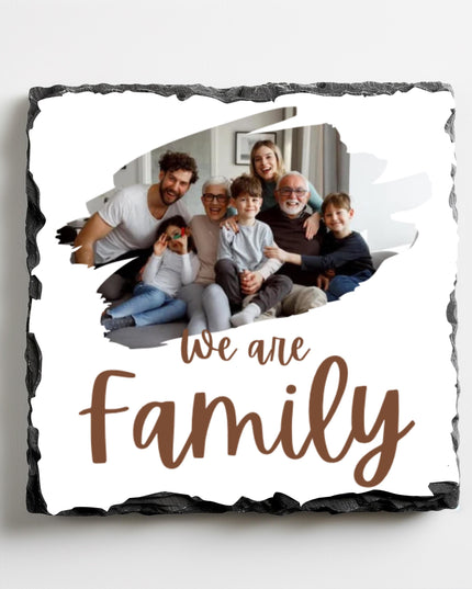 Photo Slate Coaster Square 9cm - Demo Design Gifts