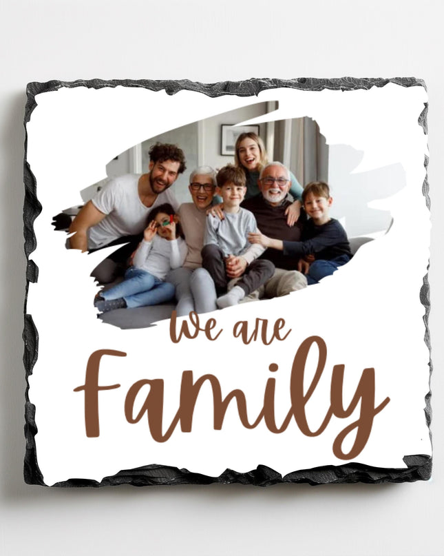 Photo Slate Coaster Square 9cm - Demo Design Gifts