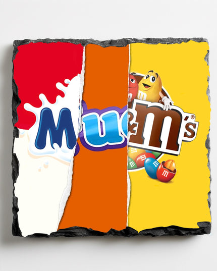 Slate Coaster Chocolate Themed - Demo Design Gifts